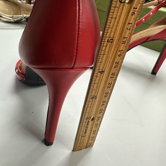 Red Leather heels - Picture 6 of 7